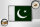 Holzschild Flagge Pakistans 18x12cm Retro Flag of Pakistan Dekoration