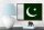 Holzschild Flagge Pakistans 18x12cm Retro Flag of Pakistan Dekoration