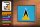 Holzschild Flagge Saint Lucias 18x12 cm Retro Saint Lucia Dekoration