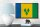Holzschild Flagge Saint Vincent Grenadinen 18x12 cm Retro Dekoration