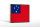 Holzschild Flagge Samoas 18x12 cm Retro Flag of Samoa Dekoration