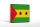 Holzschild Flagge São Tomé und Príncipe 18x12cm Retro Flag Dekoration