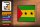 Holzschild Flagge São Tomé und Príncipe 18x12cm Retro Flag Dekoration