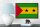 Holzschild Flagge São Tomé und Príncipe 18x12cm Retro Flag Dekoration