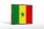 Holzschild Flagge Senegal 18x12 cm Retro Flag of Senegal Dekoration
