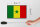 Holzschild Flagge Senegal 18x12 cm Retro Flag of Senegal Dekoration