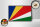 Holzschild Flagge Seychellen 18x12cm Retro Flag Seychelles Dekoration