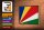 Holzschild Flagge Seychellen 18x12cm Retro Flag Seychelles Dekoration