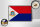 Holzschild Flagge Sint Maartens 18x12cm Retro Sint Maarten Dekoration