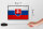 Holzschild Flagge Slowakei 18x12 cm Retro Flag of Slovakia Dekoration