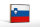 Holzschild Flagge Sloweniens 18x12 cm Retro Flag Slovenia Dekoration