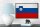 Holzschild Flagge Sloweniens 18x12 cm Retro Flag Slovenia Dekoration