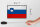 Holzschild Flagge Sloweniens 18x12 cm Retro Flag Slovenia Dekoration