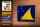 Holzschild Flagge Tokelaus 18x12 cm Retro Flag of Tokelau Dekoration