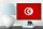 Holzschild Flagge Tunesiens 18x12 cm Retro Flag of Tunisia Dekoration