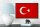 Holzschild Flagge Türkei 18x12 cm Retro Flag of Turkey Dekoration