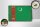 Holzschild Flagge Turkmenistans 18x12cm Retro Turkmenistan Dekoration