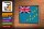 Holzschild Flagge Tuvalus 18x12 cm Retro Flag of Tuvalu Dekoration
