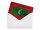 Blechpostkarte Flagge Malediven 14x10 cm Flag Maldives Rost Deko Schild