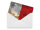 Blechpostkarte Flagge Malta 14x10 cm Flag of Malta Rost Deko Schild
