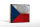 Holzschild Flagge Tschechien 18x12cm Czech Republic Rost