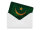 Blechpostkarte Flagge Mauretanien 14x10cm Flag Mauritania Rost Deko Schild