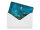 Blechpostkarte Flagge Mikronesien 14x10 cm Micronesia Rost Deko Schild