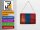 Blechpostkarte Flagge Mongolei 14x10 cm Flag of Mongolia Rost Deko Schild