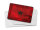 Blechpostkarte Flagge Marokko 14x10 cm Flag of Morocco Rost Deko Schild