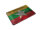 Blechpostkarte Flagge Myanmar 14x10 cm Flag of Myanmar Rost Deko Schild