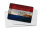 Blechpostkarte Flagge Niederlande 14x10 cm Netherlands Rost Deko Schild
