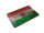 Blechpostkarte Flagge Niger 14x10 cm Flag of Niger Rost Deko Schild