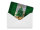 Blechpostkarte Flagge Norfolkinsel 14x10 cm Flag Rost Deko Schild