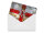 Blechpostkarte Flagge Nordirland 14x10 cm Flag Rost Deko Schild