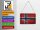 Blechpostkarte Flagge Norwegen 14x10 cm Flag Norway Rost Deko Schild