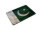 Blechpostkarte Flagge Pakistan 14x10 cm Flag of Pakistan Rost Deko Schild
