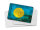 Blechpostkarte Flagge Palau 14x10 cm Flag of Palau Rost Deko Schild
