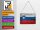 Blechpostkarte Flagge Slowenien 14x10 cm Flag Slovenia Rost Deko Schild