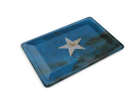 Blechpostkarte Flagge Somalia 14x10 cm Flag of Somalia Rost Deko Schild