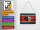 Blechpostkarte Flagge Swasiland 14x10 cm Flag Eswatini Rost Deko Schild