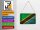 Blechpostkarte Flagge Tansania 14x10 cm Flag of Tanzania Rost Deko Schild