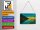 Blechpostkarte Flagge Bahama 14x10 cm Flag of Bahamas Rost Deko Schild