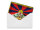 Blechpostkarte Flagge Tibet 14x10 cm Flag of Tibet Rost Deko Schild
