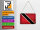 Blechpostkarte Flagge Trinidad und Tobago 14x10 cm Flag Rost Deko Schild