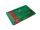 Blechpostkarte Flagge Turkmenistan 14x10 cm Turkmenistan Rost Deko Schild