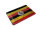 Blechpostkarte Flagge Uganda 14x10 cm Flag of Uganda Rost Deko Schild