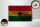 Holzschild Flagge Ghana 18x12 cm Flag of Ghana Rost Dekoration