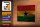 Holzschild Flagge Ghana 18x12 cm Flag of Ghana Rost Dekoration