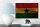 Holzschild Flagge Ghana 18x12 cm Flag of Ghana Rost Dekoration
