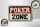 Holzschild Spruch 18x12 cm Poker Zone Geschenk Dekoration